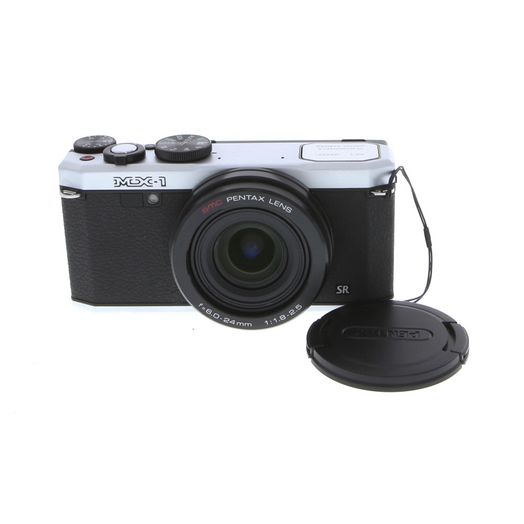 Pentax MX-1 Digital Camera, Silver {12MP}