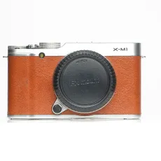 FUJIFILM X-A7 Mirrorless Camera Body, Dark Silver/Black Leather