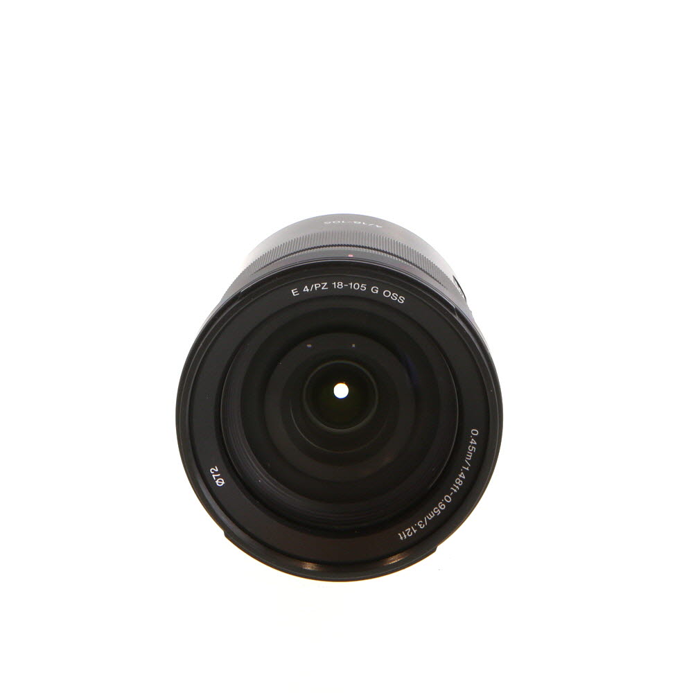 Sony E 18-105mm f/4 G PZ OSS Autofocus APS-C Lens for E-Mount, Black | 72 | SELP18105G