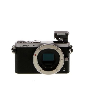 Panasonic Lumix DMC-GM1 Mirrorless MFT (Micro Four Thirds) Camera Body, Silver/Black