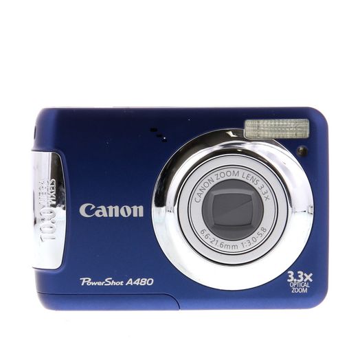Canon PowerShot A480 Digital Camera, Blue {10MP}