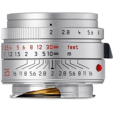 Leica 28mm f/2 Summicron-M ASPH. M-Mount Lens with Protection Ring, Germany, Black, 6-Bit {E46} 11672