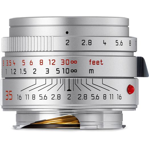 Leica 28mm f/2 Summicron-M ASPH. M-Mount Lens, Germany, Silver, 6