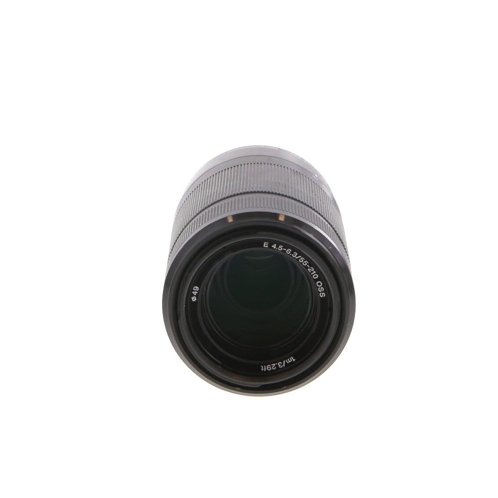 Sony E 55-210mm f/4.5-6.3 OSS Autofocus APS-C Lens for E-Mount, Black | 49 | SEL55210