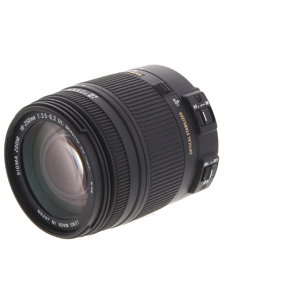 Sigma 18-250mm f/3.5-6.3 DC OS HSM Macro AF Lens for Nikon APS-C DSLR