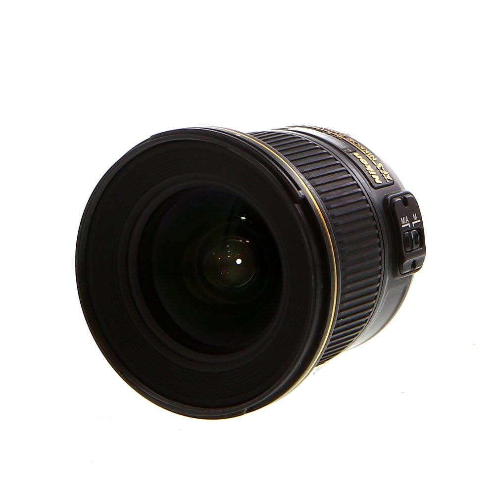 Nikon AF-S NIKKOR 20mm f/1.8 G ED Autofocus Lens