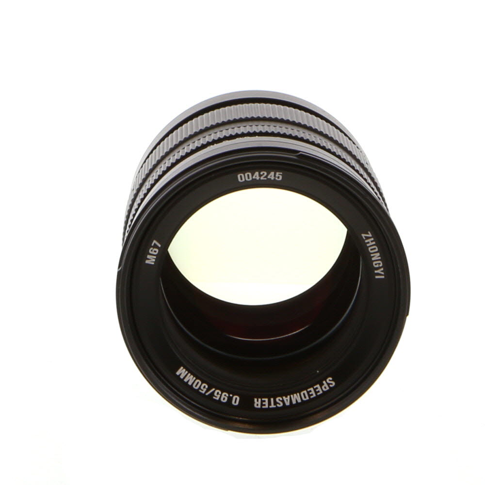 Mitakon Zhongyi 50mm f/0.95 Speedmaster Manual Focus Lens for Sony E-Mount, Black