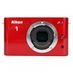 Nikon 1 J1 Mirrorless Camera Body, Red {10.1MP} thumbnail