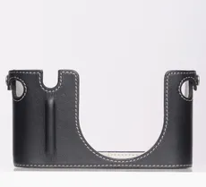 thumbnail interactive-video image 1 of Black Sheepskin Camera Protective Bag For Leica Q, M10, M9, M240 – Retro Style 1 of 4