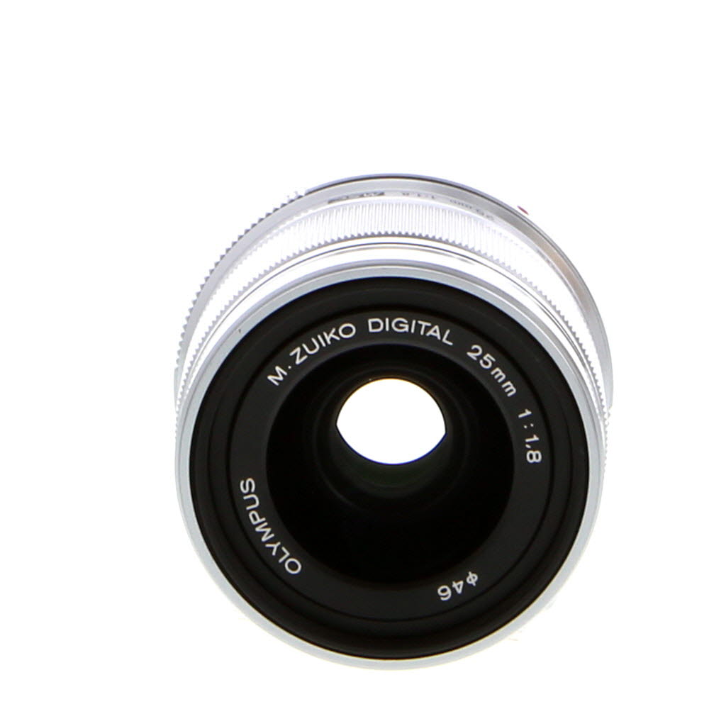 Olympus 25mm f/1.8 M.Zuiko Digital MSC Autofocus Lens for MFT (Micro Four Thirds) Silver w/ Decoration Ring