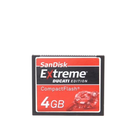 サンディスク コンパクトフラッシュ 4GB EXTREME DUCATI　01 Sandisk Extreme 4GB Compact Flash [CF] Ducati Edition Memory Card
