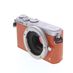 Panasonic Lumix DMC-GM1 Mirrorless MFT (Micro Four Thirds) Camera Body, Silver/Orange {16MP} thumbnail
