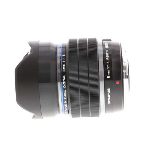 Olympus 8mm F/1.8 M.Zuiko Fisheye Pro Autofocus Lens For Micro