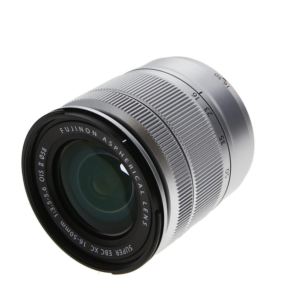 Fujifilm XC 16-50mm f/3.5-5.6 OIS II Fujinon Lens for APS-C Format X-Mount, Silver | 58