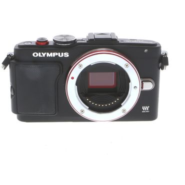 Olympus PEN Lite E-PL6 Mirrorless MFT (Micro Four Thirds) Camera Body, Black