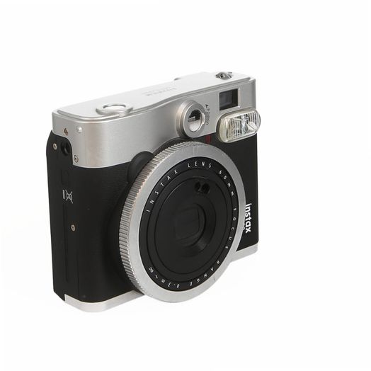 FUJIFILM INSTAX mini 90 NEO Instant Film Camera, Classic Black Leather