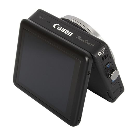 Canon PowerShot N Digital Camera, Black {12.1MP}