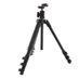 Manfrotto Befree Compact Travel Aluminum Alloy Tripod with Ball Head, 4-Section, Black, 16-56.7 in. (MKBFRA4-BH) thumbnail
