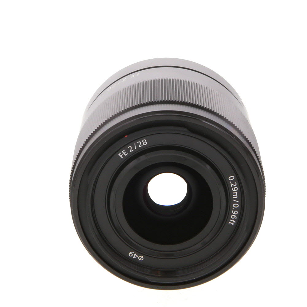Sony FE 28mm f/2 Full-Frame Autofocus Lens for E-Mount, Black