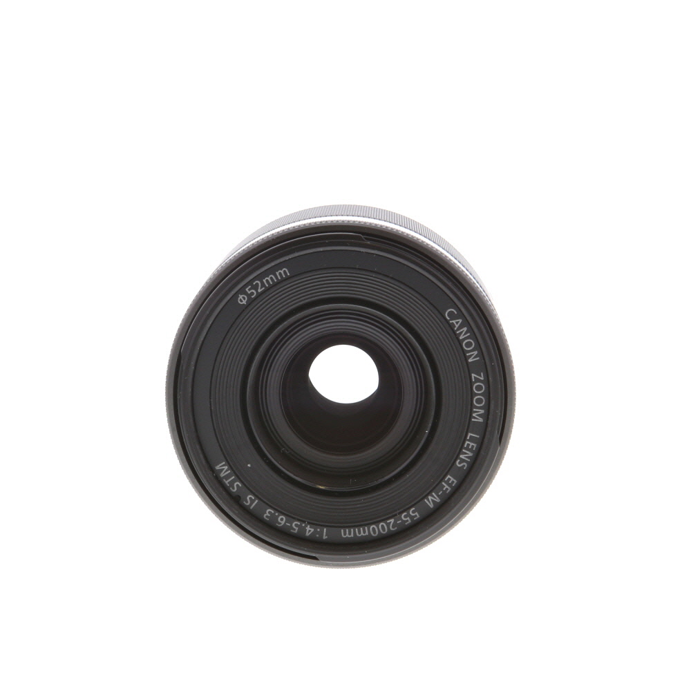 Canon 55-200mm f/4.5-6.3 IS STM Lens for EF-M Mount, Graphite Black | 52