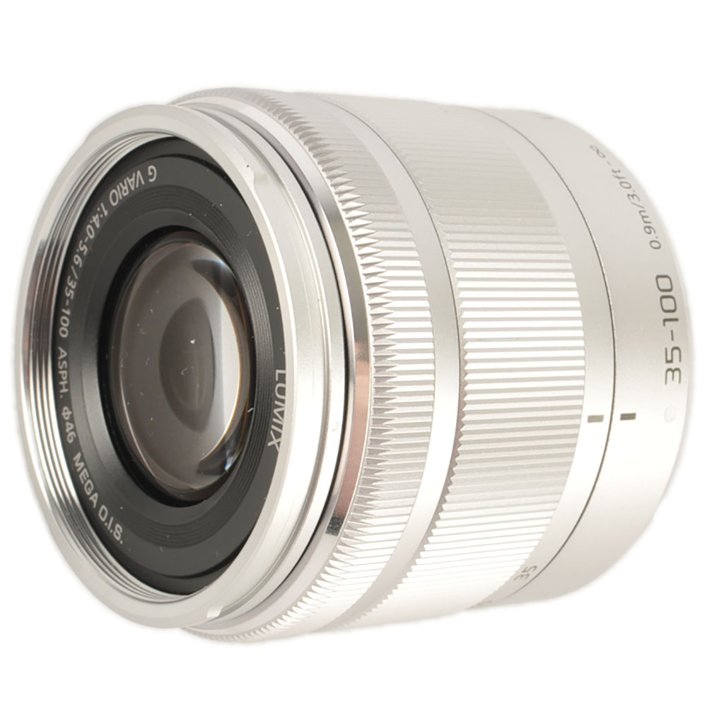 Panasonic Lumix G Vario 35-100mm f/4-5.6 ASPH. Mega O.I.S. Lens for MFT (Micro Four Thirds), Silver