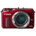 Canon EOS M Mirrorless Camera Body, Red {18MP} thumbnail