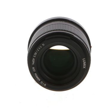 Panasonic Lumix G 42.5mm f/1.7 ASPH. Power O.I.S. Lens for MFT (Micro Four Thirds), Black {37} without Decoration Ring 