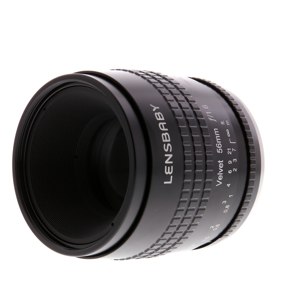 Lensbaby Velvet 56mm f/1.6 Manual Lens for Canon EF-Mount, Black