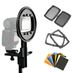 Lastolite Strobo Pro Kit Ezybox Hotshoe Mount LL LS2617, Black thumbnail
