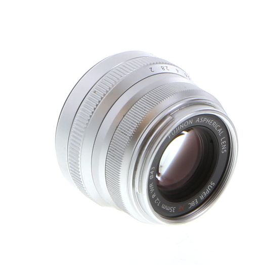 FUJIFILM XF 35mm f/2 R WR Fujinon APS-C Lens for X-Mount, Silver {