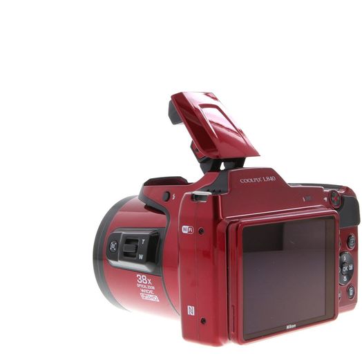 Nikon Coolpix L840 Digital Camera, Red {16MP} Camera Only