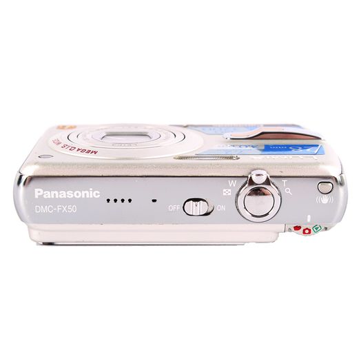 Panasonic Lumix DMC-FX50 Silver Digital Camera {7.2MP}