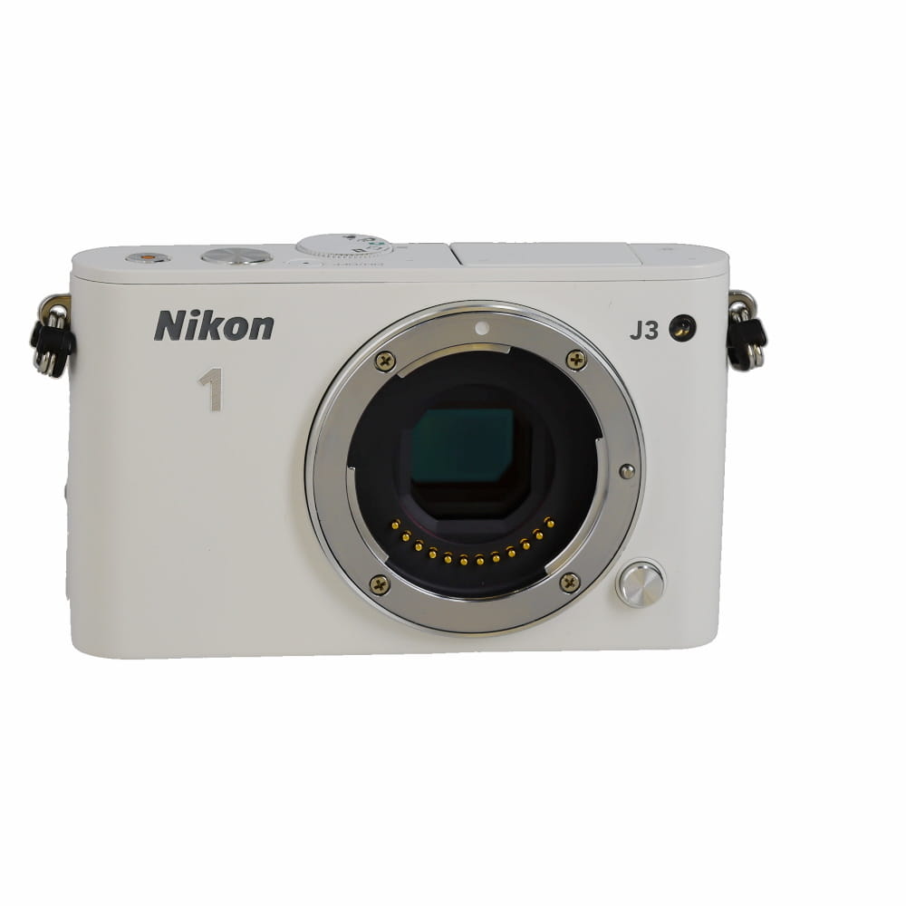 Nikon 1 J3 Mirrorless Camera Body, White | 14.2MP