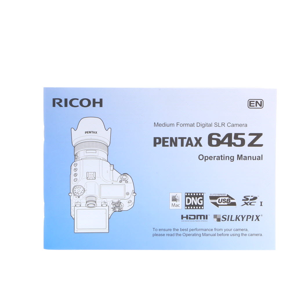 Pentax 645Z Operating Manual for Photographers
