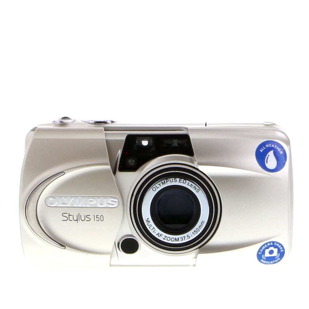 Olympus Stylus 150 All Weather, Quartz Date 35mm Camera, Champagne
