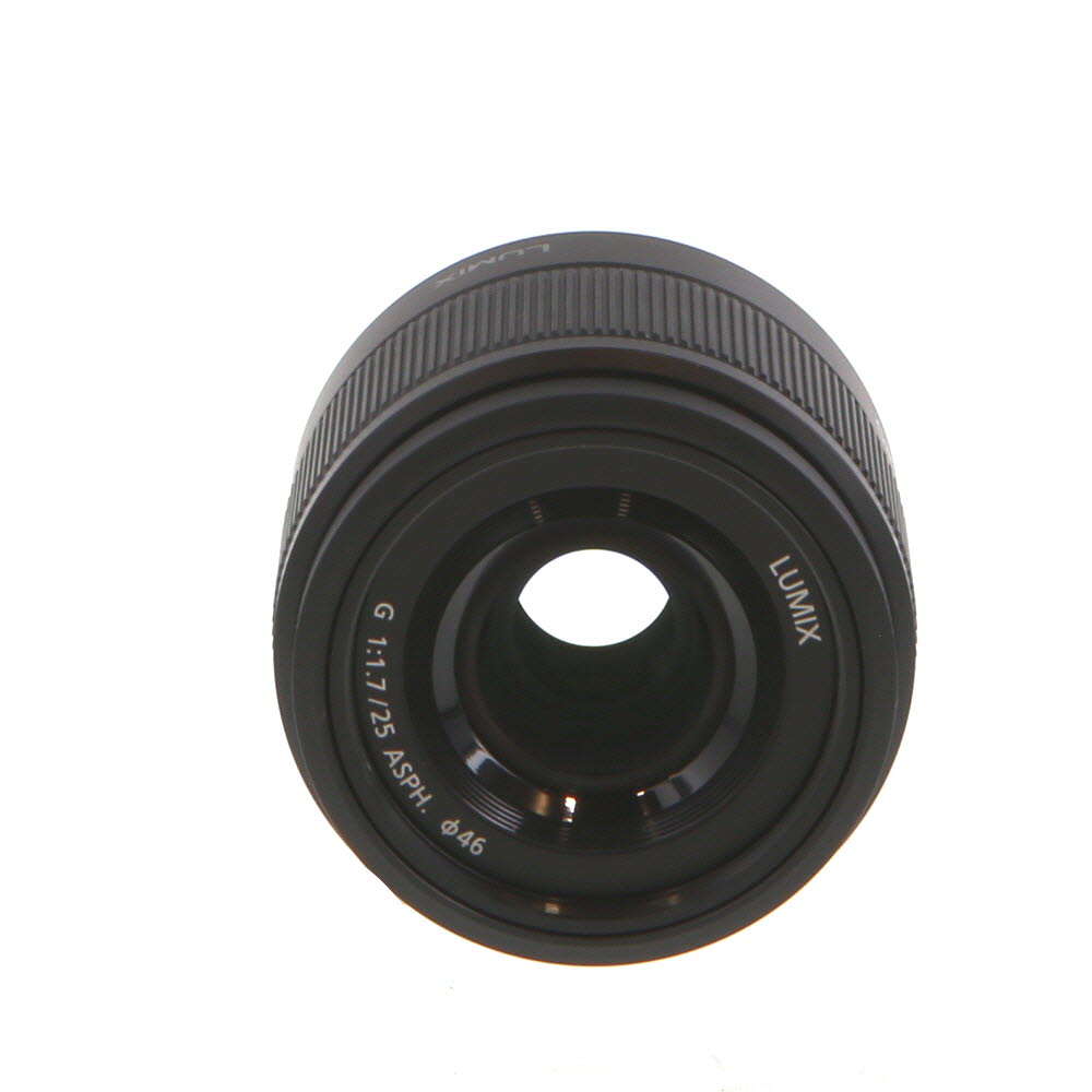Panasonic Lumix G 25mm f/1.7 ASPH. Lens for MFT (Micro Four Thirds), Black | 46 | with Decoration Ring