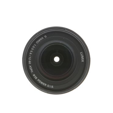 Panasonic Lumix G Vario 12-60mm f/3.5-5.6 ASPH. Power O.I.S. Lens for MFT (Micro Four Thirds), Black