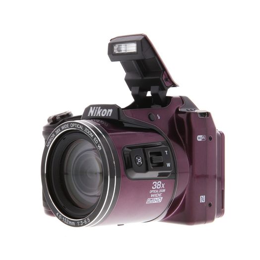 Nikon Coolpix L840 Digital Camera, Plum {16MP} Camera Only