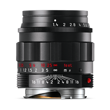 Leica 50mm f/1.4 Summilux-M ASPH. M-Mount Lens, Germany, Matte Black Chrome, 6-Bit {E43} 11688