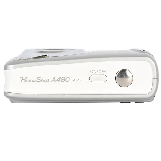 Canon PowerShot A480 Digital Camera, Silver {10MP} (Requires 2/AA)