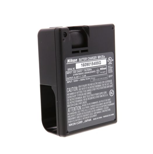 Chargeur USB MH-25 Pour Batteries EN-EL15 – Compatible Nikon D500, Z6, Z7, Etc. – Protection Intégrée, Léger