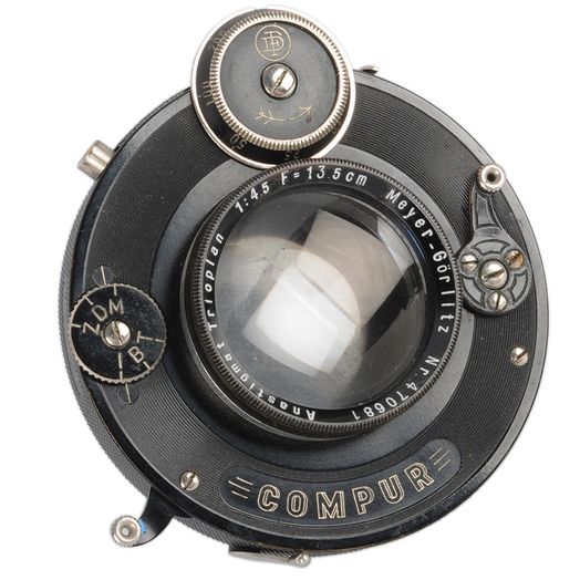 Meyer-Gorlitz 135mm (13.5cm) f/4.5 Anastigmat Trioplan Dial Compur