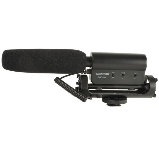 Takstar SGC-598 Condenser Shotgun Microphone with Built-in 3.5mm