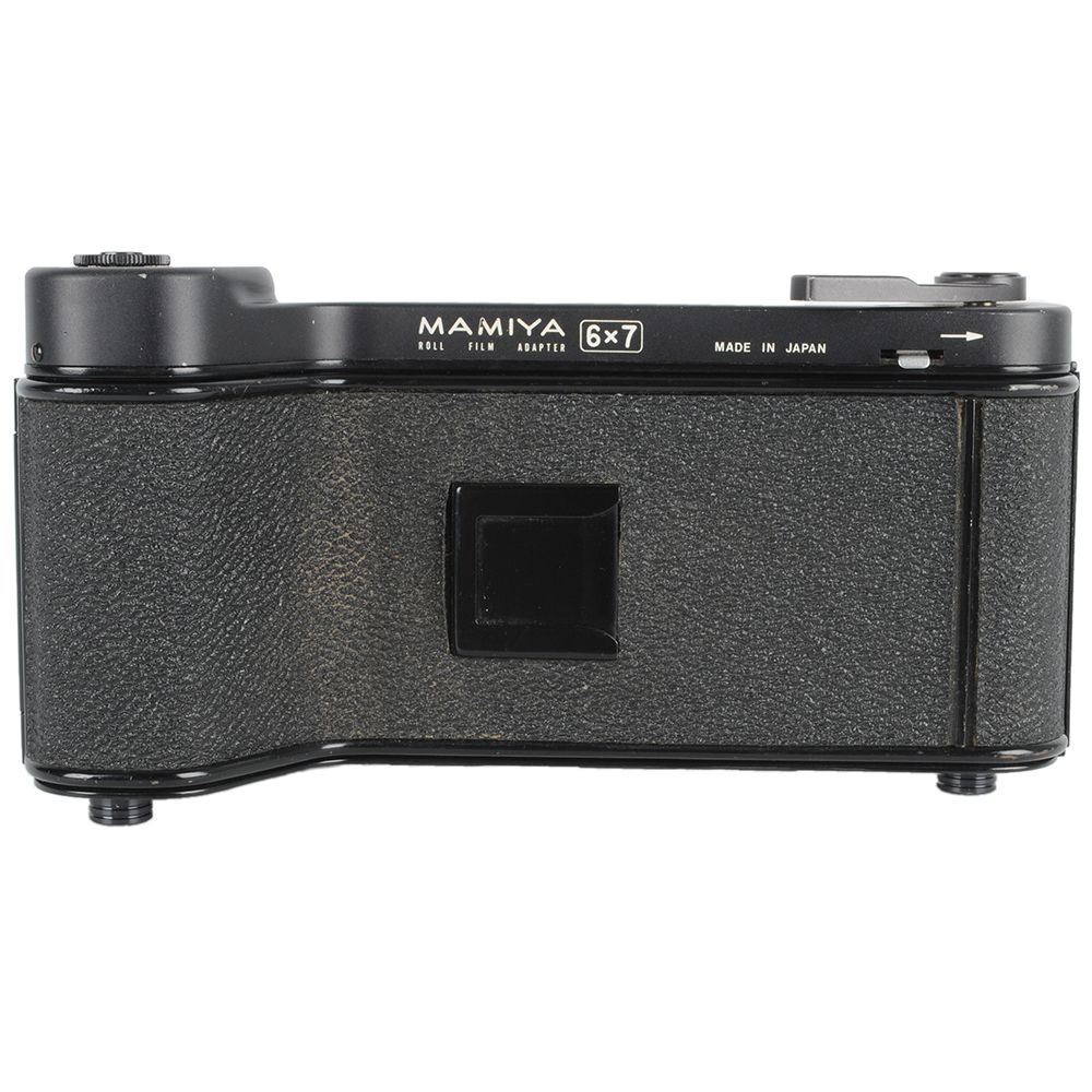 MAMIYA PRESS用 カットフィルムプレートホルダー 6.5x9cmｘ6枚 Mamiya Press 6X7 Roll Film Back Model 2 Black with Built-in
