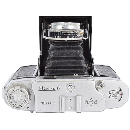 Mamiya-6 IVS (Late) with 7.5cm (75mm) f/3.5 Zuiko F.C. Seikosha-Rapid