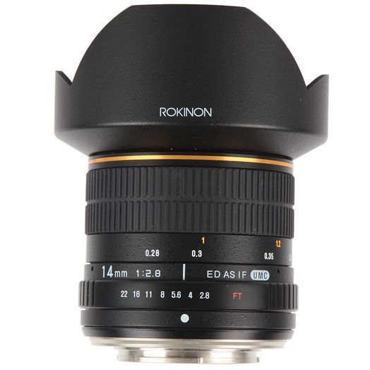 Rokinon 14mm F/2.8 ED AS IF UMC Manual Lens for 4/3 (Four-Thirds