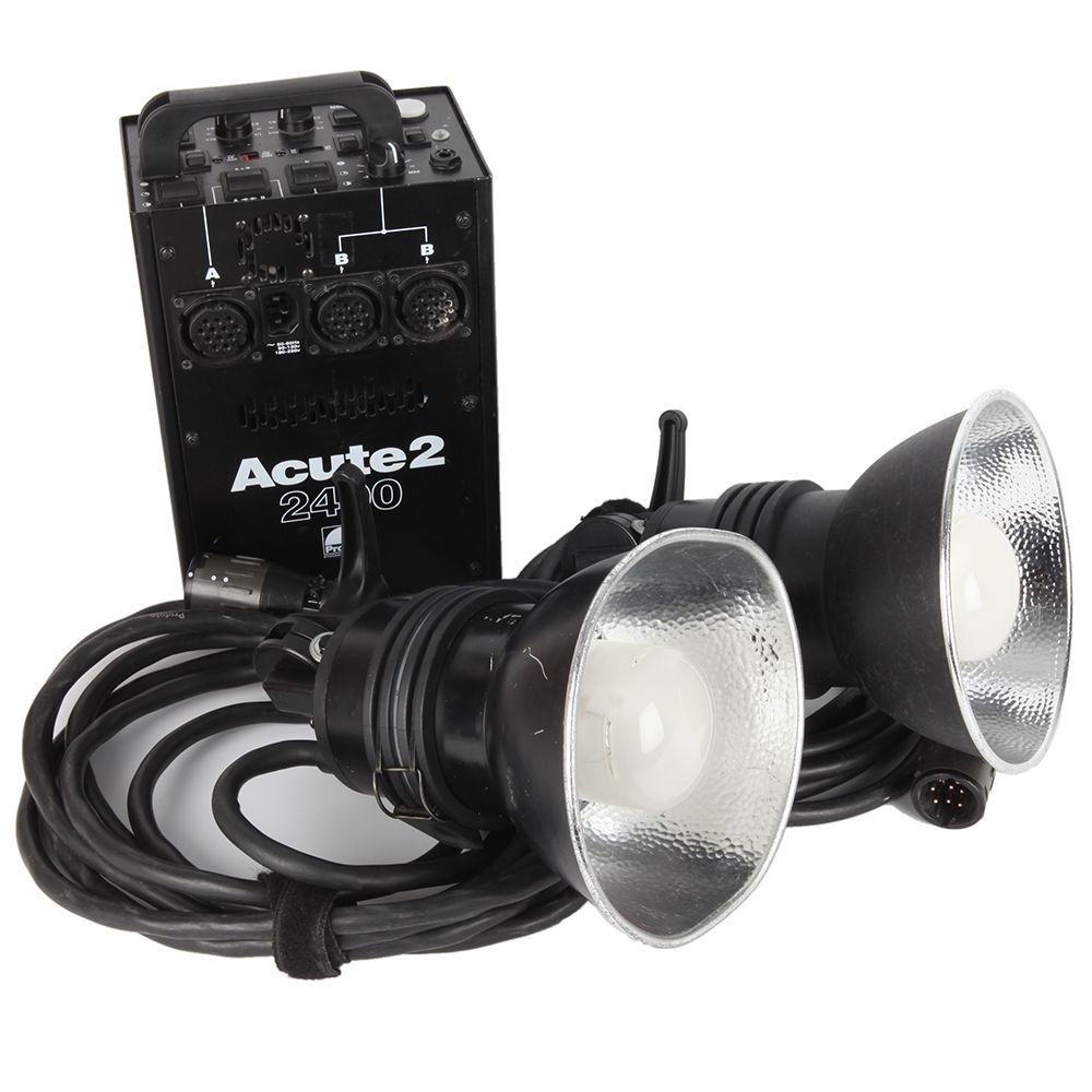 北欧の閃光! プロフォト profoto pro acute ヘッド アキュート Profoto Acute2 2400 Pro Value Kit with 2 Acute D4 Strobe Heads and