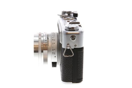 Yashica Electro 35 GS 35mm Camera, Chrome with 45mm f/1.7 Color