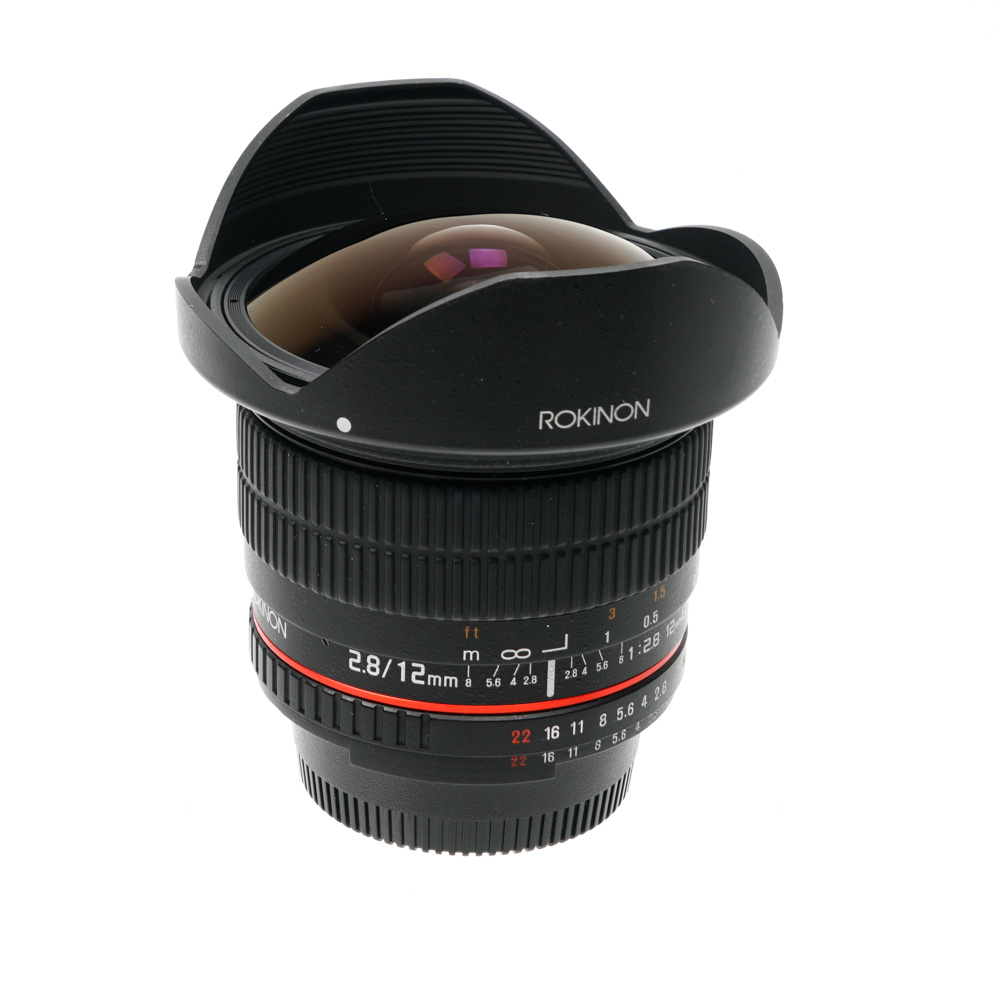 Rokinon 12mm F/2.8 ED AS NCS IF UMC Fish-Eye Manual Focus Lens (with AE Chip) for Nikon F-Mount