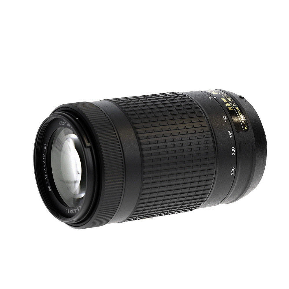 Nikon AF-P DX Nikkor 70-300mm f/4.5-6.3 G ED Autofocus APS-C Lens, Black